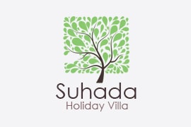 Suhada Holiday Villa resort logo design